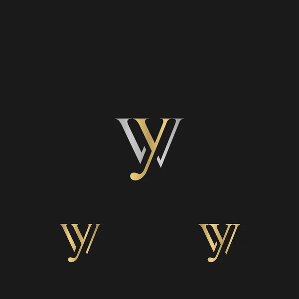 英文字母首字母标识Wy W和Y — 图库矢量图片