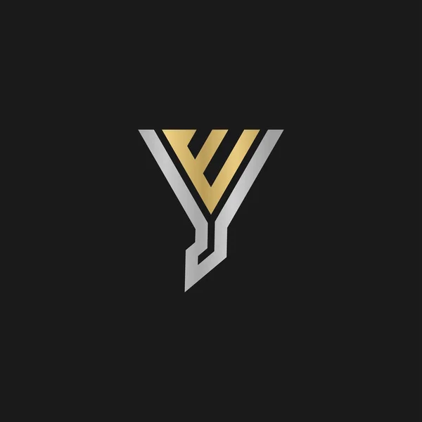 Logotipo Las Iniciales Del Alfabeto — Vector de stock