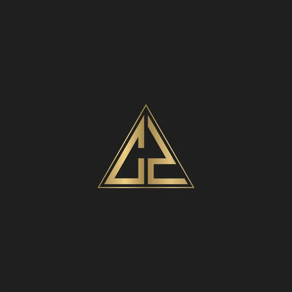 Абстрактная Начальная Буква Монограммы Дизайн Логотипа — стоковый вектор