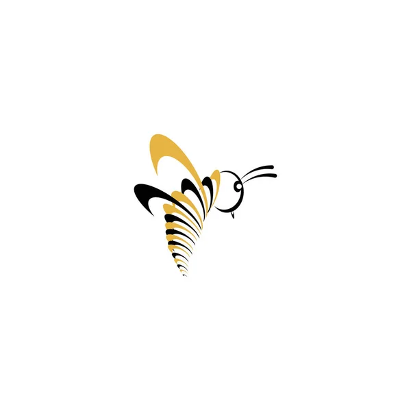 꿀벌의 로고에 무늬를 — 스톡 벡터