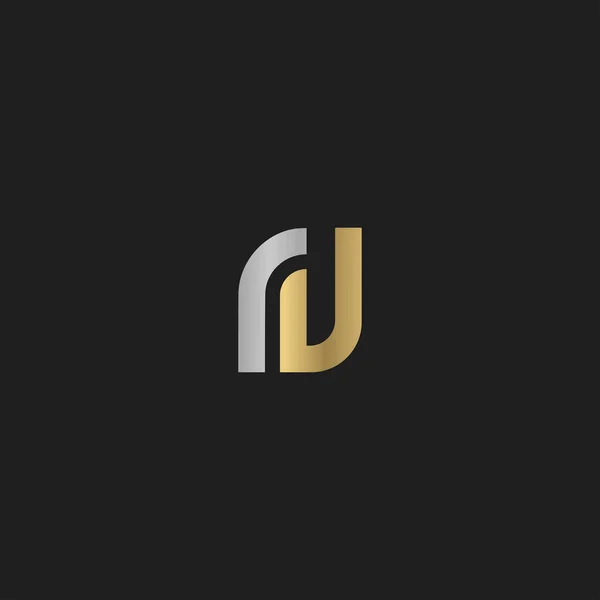 Logotipo Inicial Alfabeto — Vetor de Stock