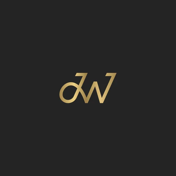 Abstract Initieel Monogram Letter Alfabet Logo Ontwerp — Stockvector