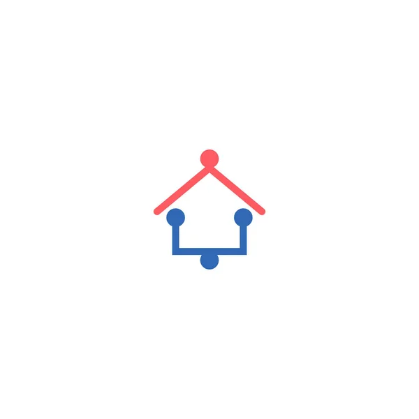 Group People Gathering Logo Icon Team House Logo Template — 스톡 벡터