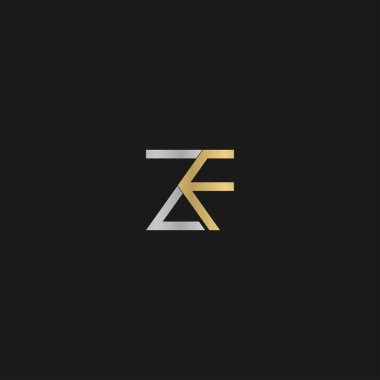Alfabe harfleri Baş harfleri: Monogram logosu FZ, ZF, F ve Z