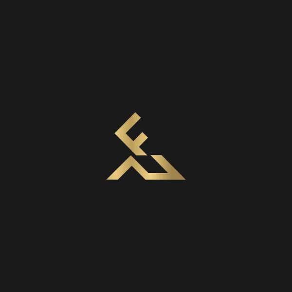 Алфавитные Буквы Initials Monogram Logo — стоковый вектор