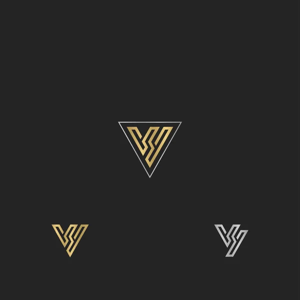 Abstrakt Initial Monogram Letter Abphabet Logo Design — Stockový vektor