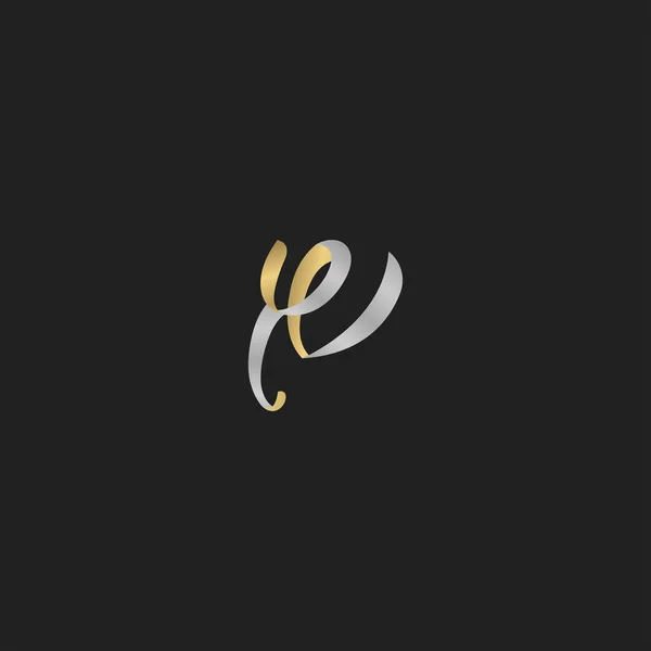 Abrégé Lettre Monogramme Initiale Conception Logo Alphabet — Image vectorielle