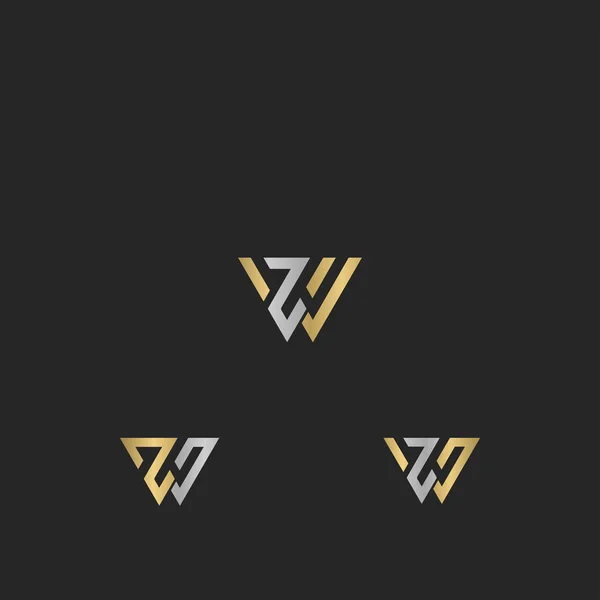 Abstrato Inicial Monograma Letra Alfabeto Logotipo Design — Vetor de Stock
