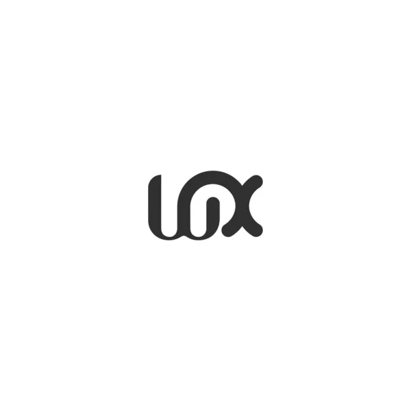 Diseño Abstracto Inicial Del Logotipo Del Alfabeto Letra Del Monograma — Vector de stock