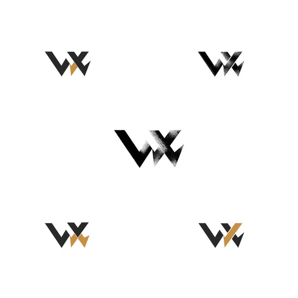 Abstrakt Initial Monogram Letter Abphabet Logo Design — Stockový vektor
