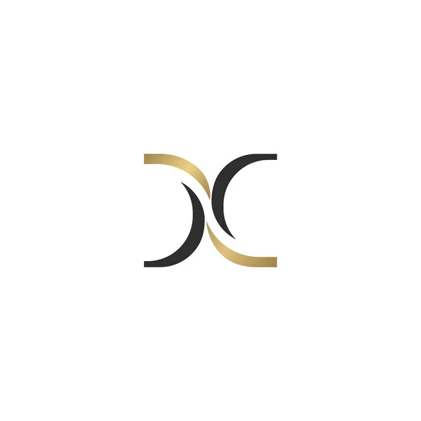 Abstract Initial Monogram Letter Alphabet Logo Design — Vector de stock