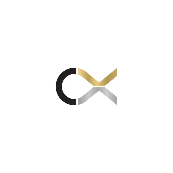 Creative Abstract Letter Logo Design Linked Letter Logo Design — 图库矢量图片