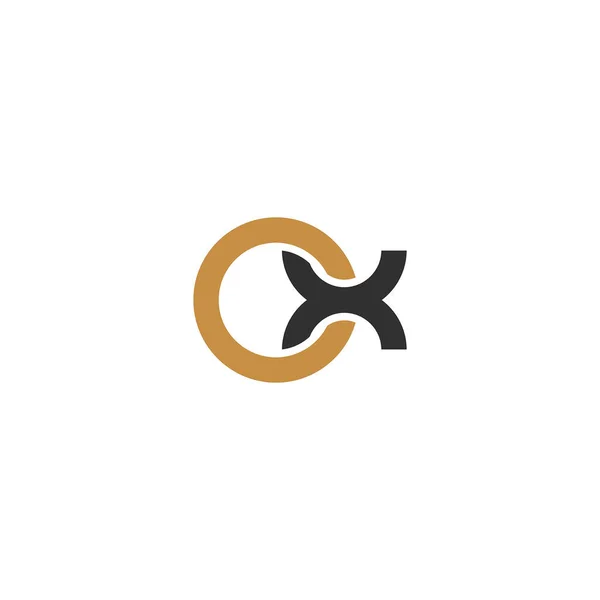 Criativa Abstrato Letra Logotipo Design Design Logotipo Carta Vinculada —  Vetores de Stock