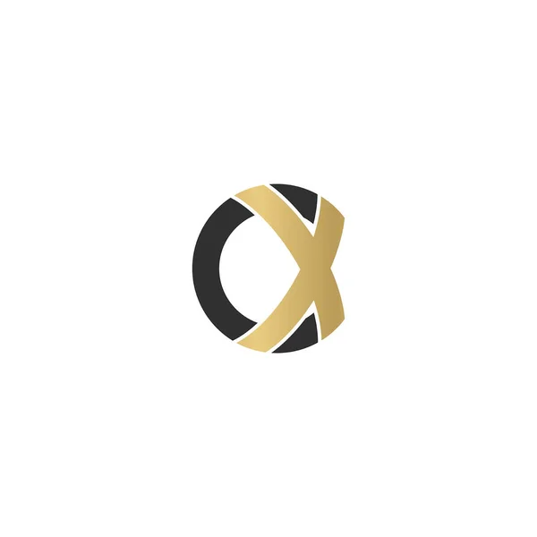 Creative Abstract Letter Logo Design Linked Letter Logo Design — Stockvektor