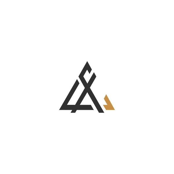 Alphabet Letters Initials Monogram Logo — Stock Vector
