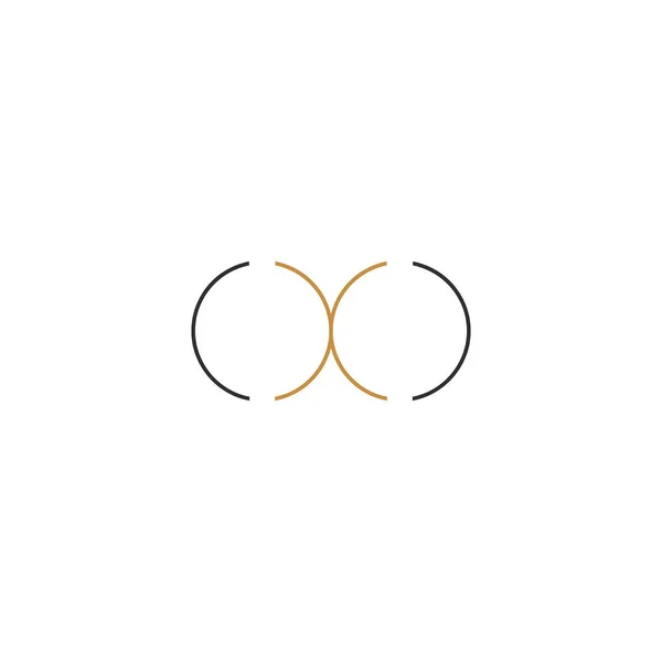Alphabet Letters Initials Monogram Logo — Archivo Imágenes Vectoriales
