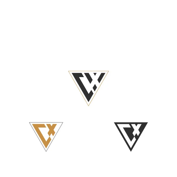 Alphabet Letters Initials Monogram Logo — 图库矢量图片