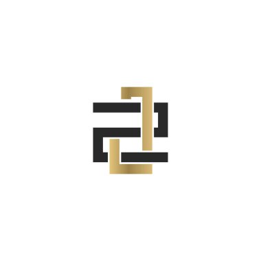 Alfabe Baş harfleri JZ, ZJ, J ve Z logosu