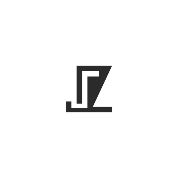 Alphabet Letters Initials Monogram Logo — 스톡 벡터