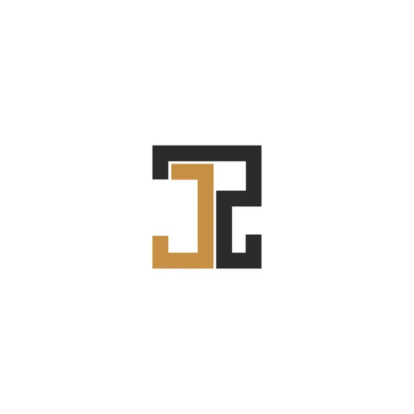 Alphabet Letters Initials Monogram Logo — Vettoriale Stock