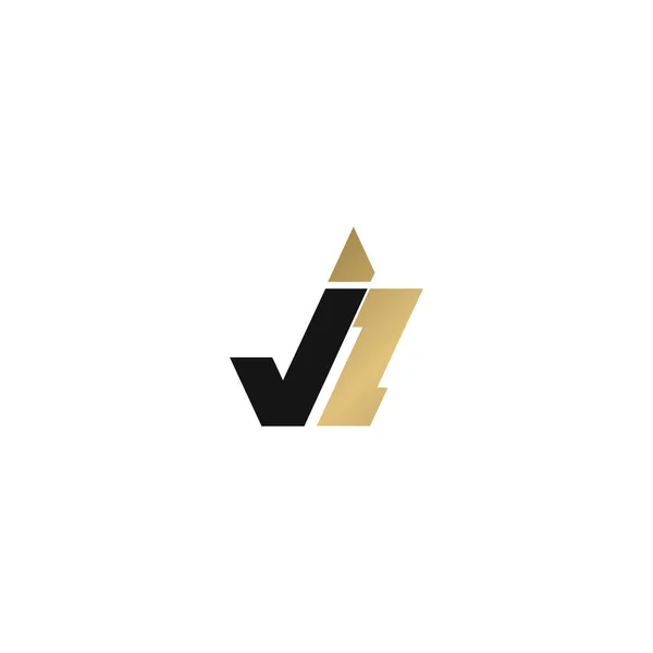 Abstract Initial Monogram Letter Alphabet Logo Design — Wektor stockowy