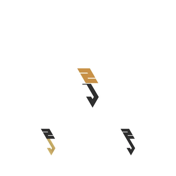 Alphabet Initials Logo — 图库矢量图片