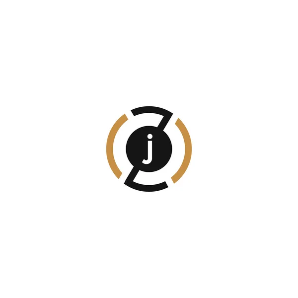 Alphabet Initials Logo — Vettoriale Stock