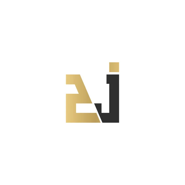 Alphabet Initials Logo — Vettoriale Stock