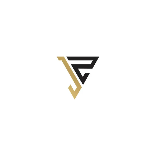 Creative Abstract Letter Logo Design Linked Letter Logo Design — Stockový vektor