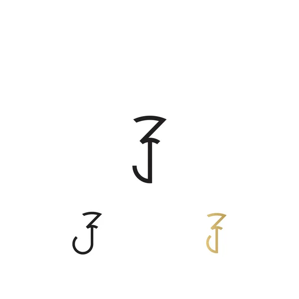 Creative Abstract Letter Logo Design Linked Letter Logo Design — стоковый вектор
