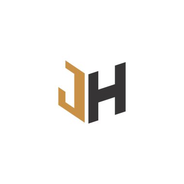 Alfabe harfleri Baş harfleri: Monogram logosu HJ, JH, J ve H