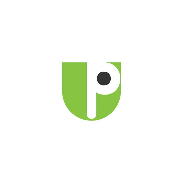 Streszczenie Wstępnego Projektu Logo Alfabetu Liter Monogramu — Wektor stockowy