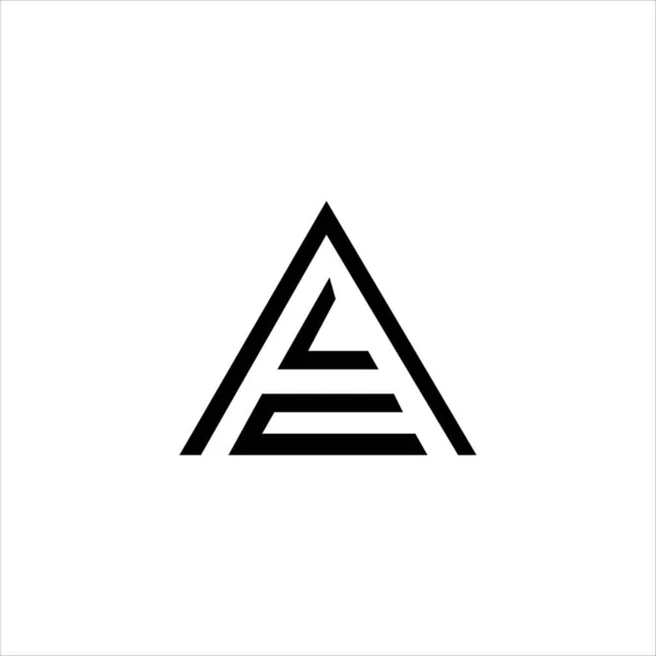 Alfabetsbokstäver Initialer Monogram Logo — Stock vektor