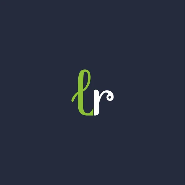 Alfabet Letters Initialen Monogram Logo — Stockvector