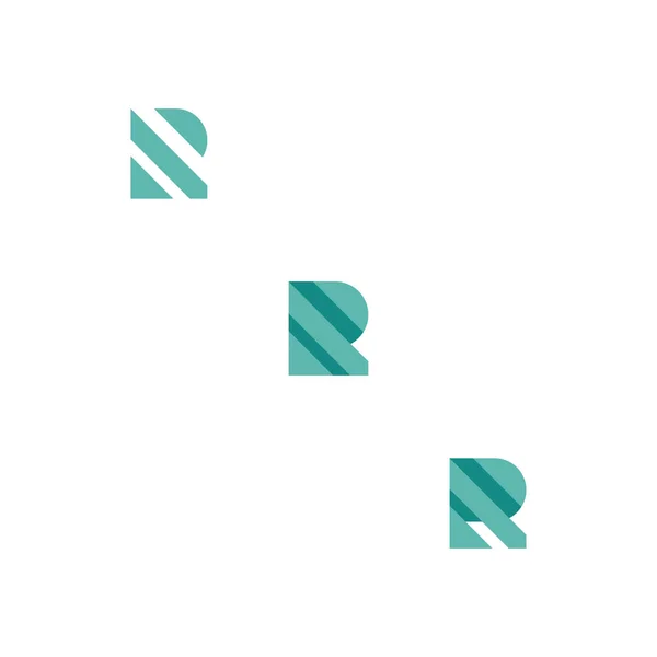 Alfabetsbokstäver Initialer Monogram Logo — Stock vektor