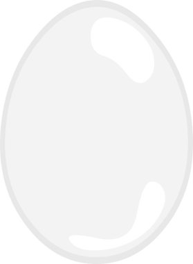 Tavuk yumurtasının vektör çizimi