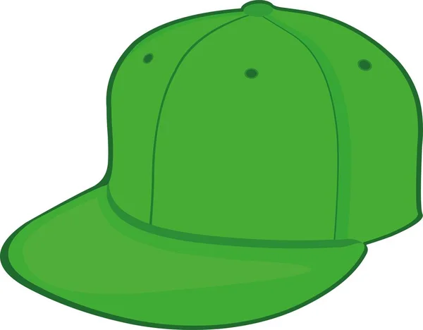 Векторна Ілюстрація Зеленої Ковпачки — стоковий вектор