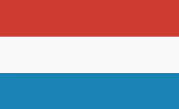 Illustration Vectorielle Drapeau Luxembourg — Image vectorielle