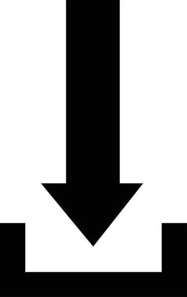Vector Illustration Arrow Icon Internet Download Concept — Stock Vector