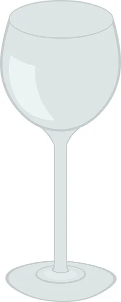 Ilustración Vectorial Una Copa Vino — Archivo Imágenes Vectoriales