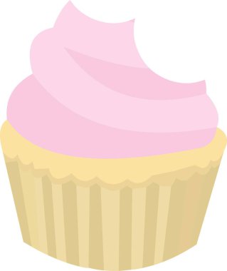 Isırılmış bir kekin vektör çizimi