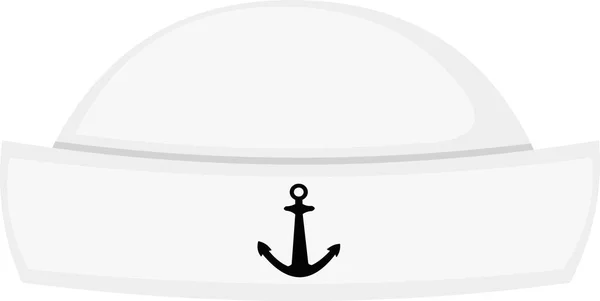 Denizci Şapka Vektör Illüstrasyon — Stok Vektör