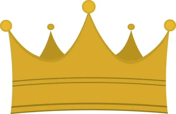 Векторна Ілюстрація Мультяшної Корони Королівства — стоковий вектор