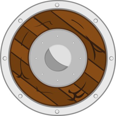 Viking kültür kalkanının vektör çizimi