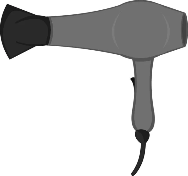 Vektorová Emotikonová Ilustrace Vysoušeče Vlasů — Stockový vektor