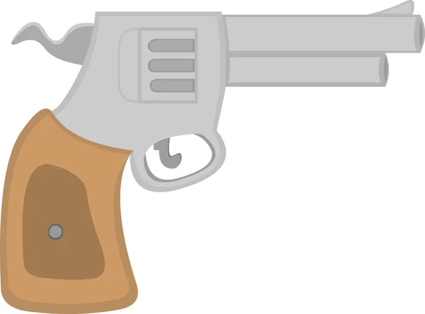Векторная Иллюстрация Пистолета Шерифа Ковбоя — стоковый вектор