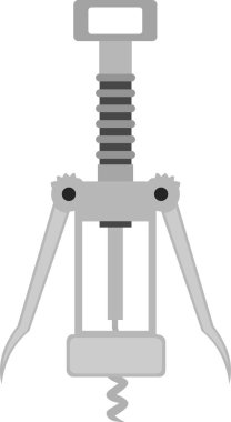 Tirbuşonun vektör çizimi