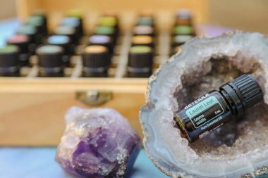 Firefly NSW Australia - 28 April 2022: Illustrative editorial image of doterra essential oil