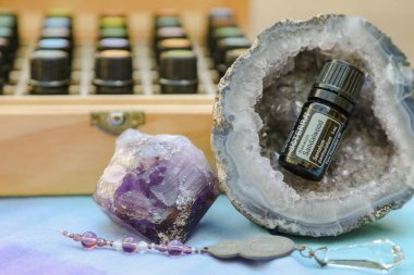 Firefly NSW Australia - 28 April 2022: Illustrative editorial image of doterra essential oil