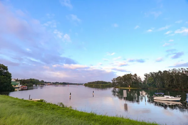 Forster Nsw Australia April 2022 Tranquil Early Morning Sunrise Marina — Stock Fotó